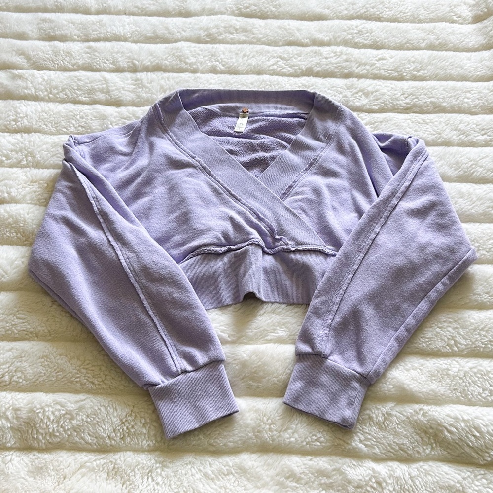 Purple Off The Shoulder Lounge Top